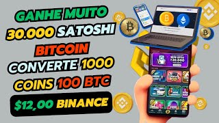 30000 SATOSHI FAUCET PAY BINANCE COINBASE BITCOIN GRÁTIS bitcoin btc crypto coinbase binance [upl. by Evelina516]