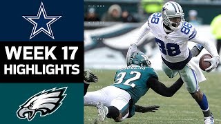 Cowboys vs Eagles  NFL Week 17 Game Highlights [upl. by Yesrej]