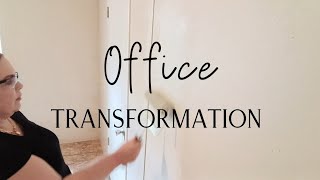 HOME OFFICE MAKEOVER  TRANSFORMING MY WORKSPACE  BUDGET FRIENDLY  MINIMALIST LIVING [upl. by Laehcar488]