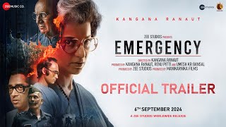 Emergency  Official Trailer  Kangana Ranaut Anupam K Shreyas T Milind S  In Cinemas 6th Sept [upl. by Sairacaz]