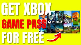 How TO GET XBOX GAME PASS FOR FREE [upl. by Nnylcaj]