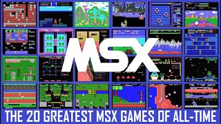 The 20 Greatest MSX Games of AllTime [upl. by Dyrrej]