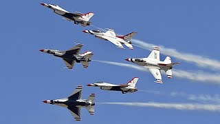 2023 March ARB Air Show  Thunderbirds [upl. by Leontina400]