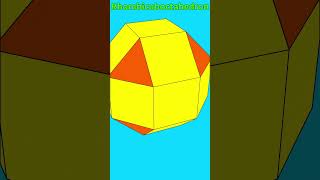 Rhombicuboctahedron shorts [upl. by Anatnom]