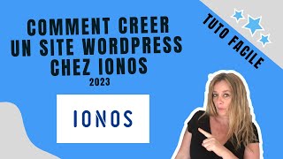 Comment créer un site wordpress avec Ionos [upl. by Benil985]