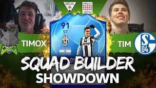 TOTT DYBALA 91 SQUAD BUILDER SHOWDOWN MIT TIM LATKA  FIFA 17 [upl. by Ihteerp497]