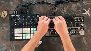 TD3 Behringer avec Novation Circuit fr [upl. by Dreher386]