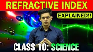 What is Refractive Index Class 10 Light Concept and Numericals  Prashant Kirad [upl. by Iah]