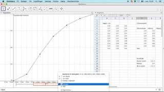 GeoGebra L4  Deskriptiv statistik med grupperede data [upl. by Anastos]