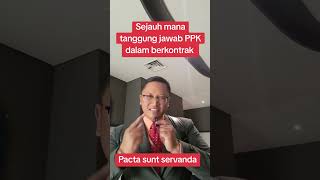 Pacta sunt servanda dalam berkontrak [upl. by Prinz]