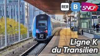 Ligne K de Transilien RER B MI79MI84 la plaine stade de France Euro Express [upl. by Laeno]