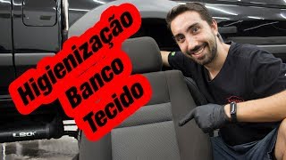 Como Limpar e Higienizar bancos em tecido Higienização [upl. by Asher892]