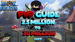 COMPLETE PVP GUIDE  HOW TO GET 30M BOUNTY FAST Blox Fruits [upl. by Katey]