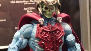 Comikaze Expo 2013 Mattel Masters Of The Universe Classics Reveals Flutterina amp NA Skeletor [upl. by Tabbi]