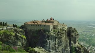 The Monastery of St Stephen a convent  Meteora  Kalambaka Greece no sound [upl. by Elohcim759]