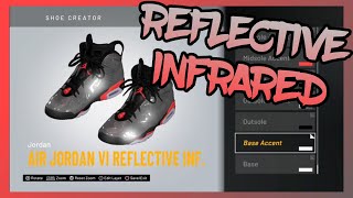 NBA 2K20 Shoe Creator  Air Jordan 6 quotReflective Infraredquot [upl. by Reffineg]