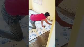 Room floor tiles fittingviralvideo 🛠️💘💘💘✂️🏫⚒️👍👍👍🙋 [upl. by Jeremy]