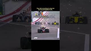 When Lewis Hamilton overtook three cars in the same corner in Formula 1 [upl. by Tteragram]