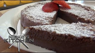 NUTELLA CAKE 2 Ingredients  Nickos Bakery [upl. by Radek]