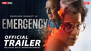 EMERGENCY Official trailer  Release date  Kangana Ranaut  Anupam kher  Emergency trailer [upl. by Lilybel830]