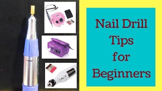 How to use an Electric Nail Drill Tutorial [upl. by Klemens]