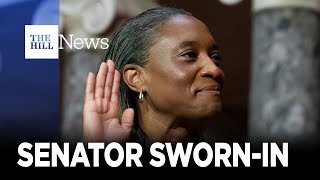 Laphonza Butler SWORNIN As Diane Feinstein’s Replacement In Senate [upl. by Gran]