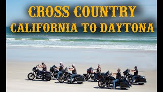 Motorcycle Trip  California to Daytona Beach Bike Week [upl. by Llednew]