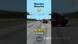 These Cars Failed the Moose Test 😱🚗💥 [upl. by Htiek]