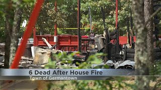 Sheriff 3 adults 3 children dead in Necedah house fire [upl. by Ronacin]