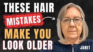 Hair Mistakes That Age You Faster  COMMON and SIMPLE TO FIX Problems bobhairstyle youthful [upl. by Aiket]