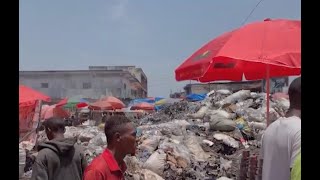 DR Congos capital Kinshasa struggles with increased waste disposal [upl. by Sissy]