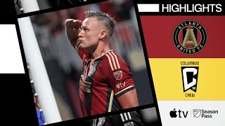 Atlanta United vs Columbus Crew  Gregersen Brace  Full Match Highlights  July 20 2024 [upl. by Felton]