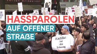 KalifatDemo mitten in Hamburg Konsequenzen gefordert [upl. by Constant]