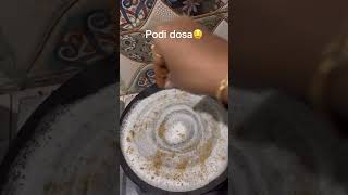 Podi dosa dosa podidosa dosai dosarecipe telugu food viral asmr crispy breakfast south [upl. by Ennaeiluj77]