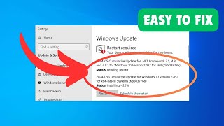 windows update KB5037768KB5038285 not installing in windows 10 [upl. by Nuahsak]