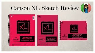 CANSON XL SKETCH BOOK REVIEW [upl. by Daren]