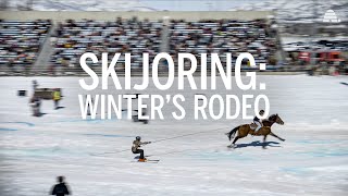 Skijoring Winters Rodeo [upl. by Chere]