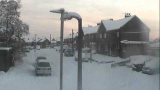 Skelmersdale Under Snow 18122010 [upl. by Aiket]