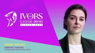 The Ivors Classical Awards 2023 Dobrinka Tabakova Winners Speech [upl. by Annej]