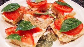 Goat Cheese Bruschetta Appetizer [upl. by Ocirrej93]