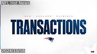 Patriots Make A Series of Transactions [upl. by Vasyuta]