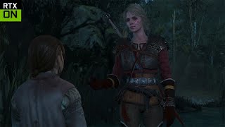 1440p60fps New REDKit Made Ciri Outfit Mod  NextGen Witcher 3 With RTX On [upl. by Atilrahc]