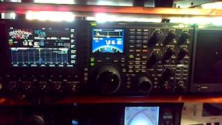 IZ0TGV  Yaesu FTDX 9000d VS Kenwood TS990 only CW [upl. by Ynahirb23]