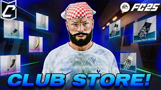 EAFC 25 Pro Clubs Sneak Peak of The Club Store [upl. by Anassor]