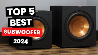 Top 5 Best Subwoofers 2024 [upl. by Anilyx858]