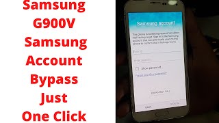 Samsung G900V Samsung Account Bypass Just One Click Without Divice  g900v samsung account remove [upl. by Pulsifer249]