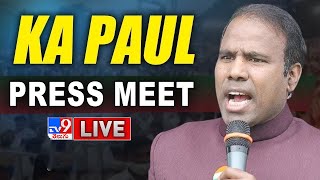 KA Paul Press Meet LIVE  TV9 [upl. by Virgilio298]