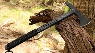 NEW Schrade SCAXE4 Tomahawk  Best Tomahawk [upl. by Nioe]