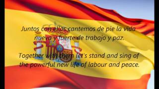 Spanish National Anthem  quotLa Marcha Realquot ESEN [upl. by Nylhtiak]