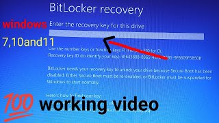 Lenovo windows 11 bitlocker recovery kaise sahi kare  how to fix bitlocker recovery [upl. by Pentheam908]